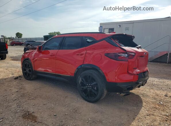 3GNKBERS1LS557802 2020 CHEVROLET BLAZER Красный Задняя левая четверть