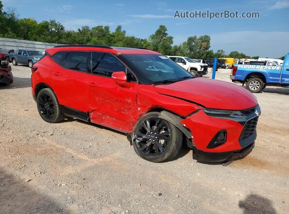3GNKBERS1LS557802 2020 CHEVROLET BLAZER Красный Передняя правая четверть