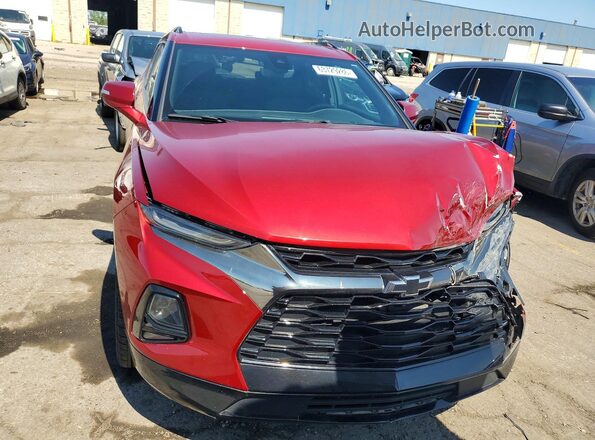 3GNKBERS1MS528852 2021 CHEVROLET BLAZER Красный Вид спереди