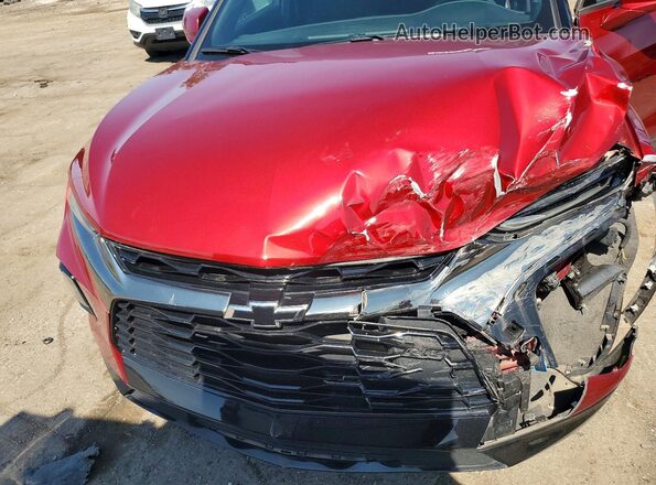3GNKBERS1MS528852 2021 CHEVROLET BLAZER Красный Вид подкапотного пространства