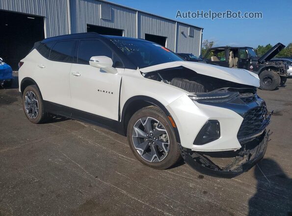 3GNKBERS1NS185140 2022 CHEVROLET BLAZER White წინა მარჯვენა