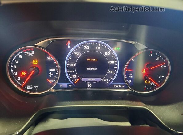 3GNKBERS2SS189564 2025 CHEVROLET BLAZER Black Instrument cluster view