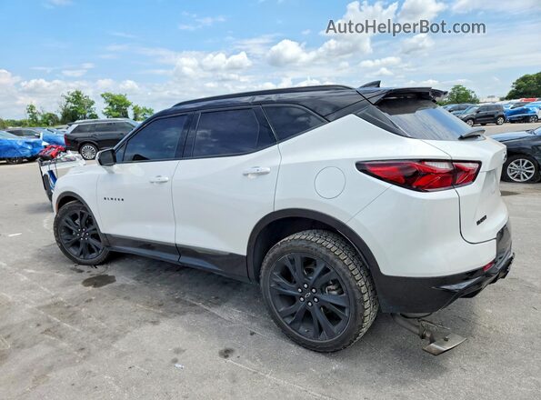 3GNKBERS3NS210734 2022 CHEVROLET BLAZER White Tył lewy