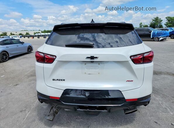 3GNKBERS3NS210734 2022 CHEVROLET BLAZER White Widok z tyłu