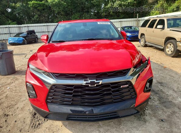 3GNKBERS4KS692447 2019 CHEVROLET BLAZER Red Widok z przodu
