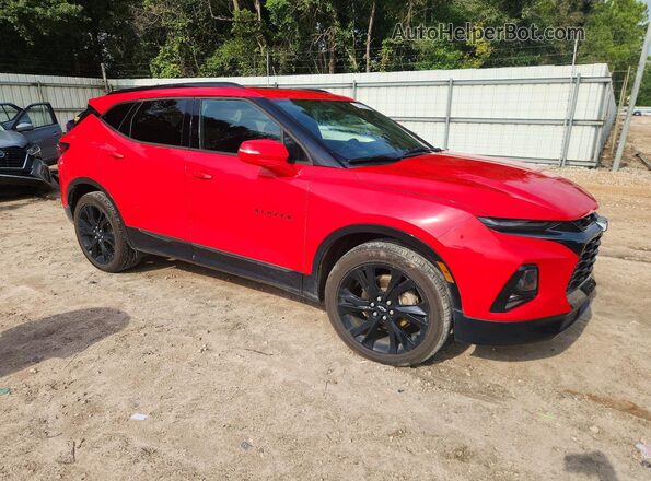 3GNKBERS4KS692447 2019 CHEVROLET BLAZER Red Przód prawy