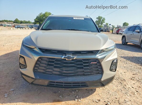 3GNKBERS4MS580931 2021 CHEVROLET BLAZER Gray Դիմացի տեսք