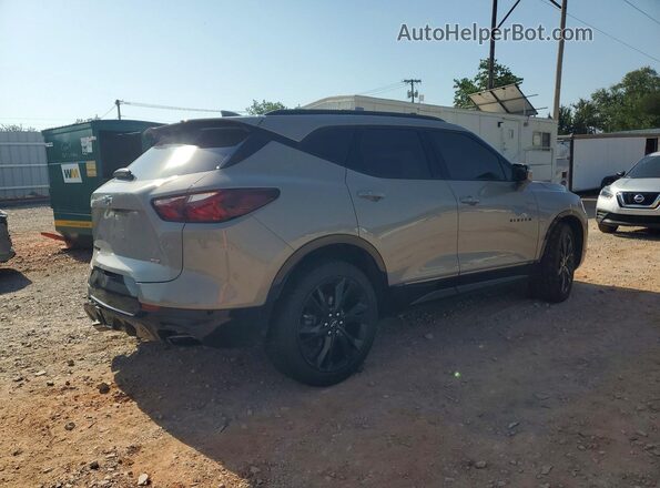 3GNKBERS4MS580931 2021 CHEVROLET BLAZER Gray Հետևի աջ