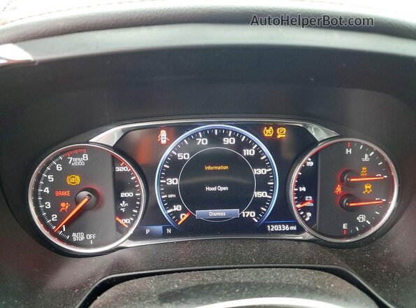 3GNKBERS5LS555096 2020 CHEVROLET BLAZER Black Widok zestawu wskaźników