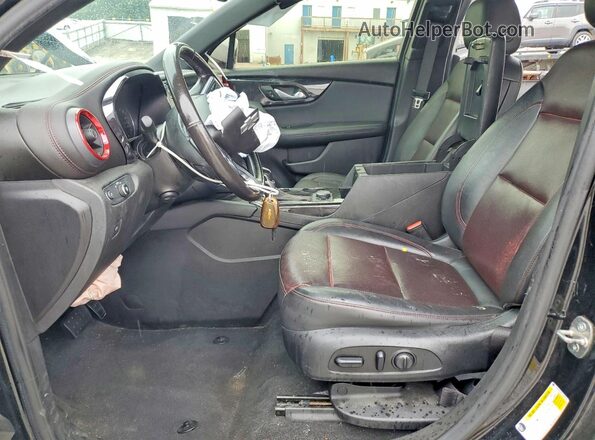 3GNKBERS5LS555096 2020 CHEVROLET BLAZER Black Widok wnętrza z przodu