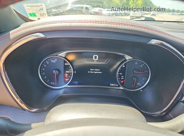 3GNKBERS5LS576272 2020 CHEVROLET BLAZER Черный Вид щитка приборов