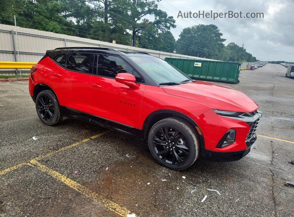3GNKBERS5NS184749 2022 CHEVROLET BLAZER Красный Передняя правая четверть