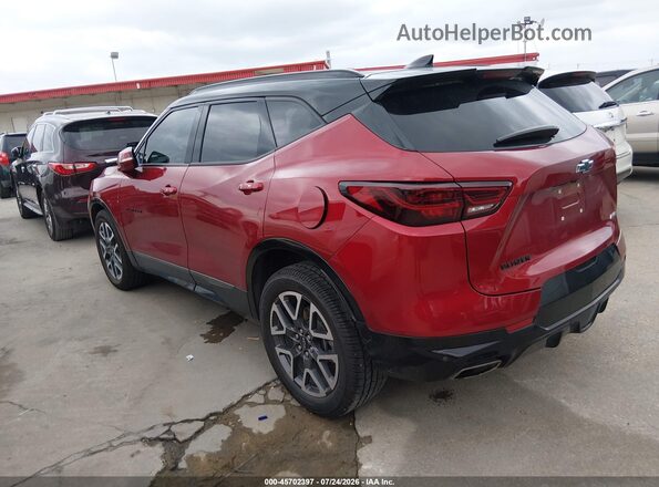 3GNKBERS6PS136440 2023 CHEVROLET BLAZER Red Հետևի ձախ