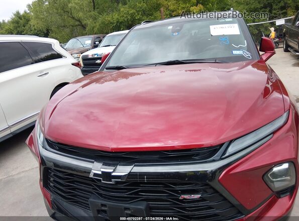 3GNKBERS6PS136440 2023 CHEVROLET BLAZER Red Դիմացի տեսք