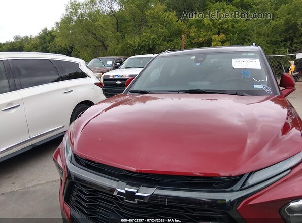 3GNKBERS6PS136440 2023 CHEVROLET BLAZER Red Սարքավորումների վահանակի տեսք
