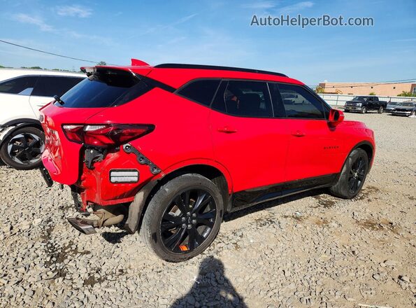 3GNKBERS8KS648984 2019 CHEVROLET BLAZER Red უკანა მარჯვენა