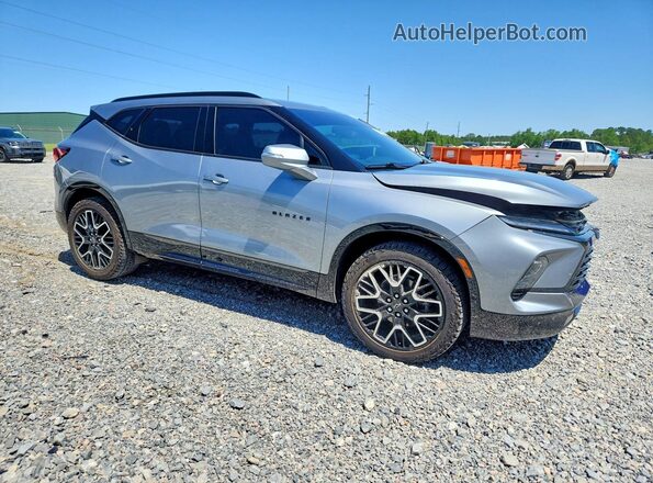 3GNKBERS8RS210105 2024 CHEVROLET BLAZER Gray Передня права чверть