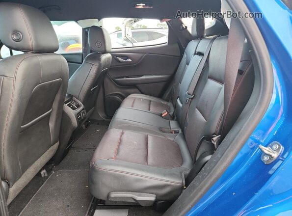 3GNKBERS9LS556560 2020 CHEVROLET BLAZER Blue Widok wnętrza z tyłu