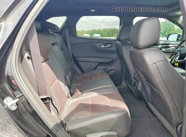 3GNKBERS9LS668808 2020 CHEVROLET BLAZER Black Widok wnętrza z tyłu