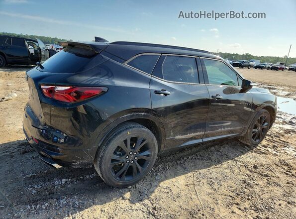 3GNKBERSXLS670857 2020 CHEVROLET BLAZER Black Задня права чверть