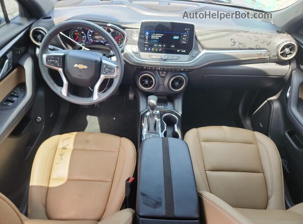 3GNKBFR48PS216149 2023 CHEVROLET BLAZER Черный Вид панели приборов