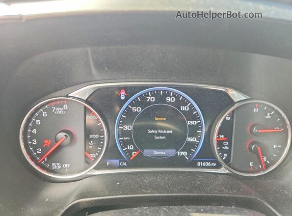 3GNKBFRS5KS623949 2019 CHEVROLET BLAZER Silver Vista del cuadro de instrumentos