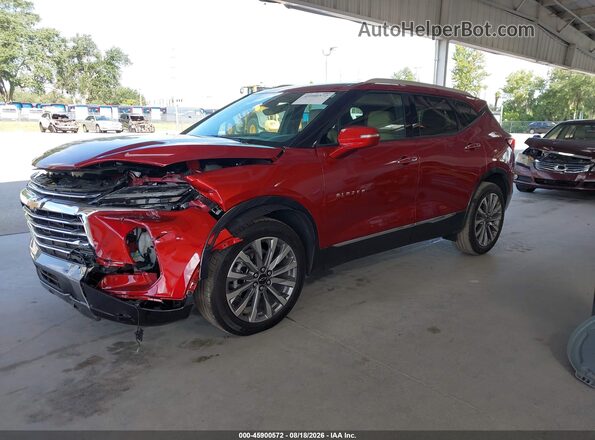 3GNKBFRS8RS211082 2024 CHEVROLET BLAZER Red Vista tres cuartos delantera izquierda