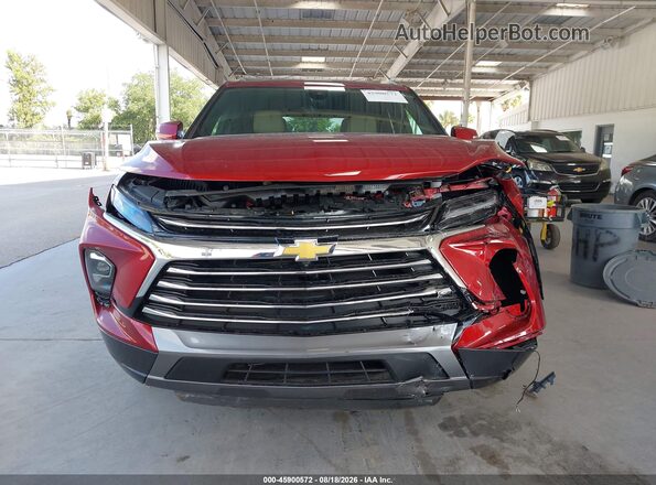 3GNKBFRS8RS211082 2024 CHEVROLET BLAZER Red Vista interior trasera