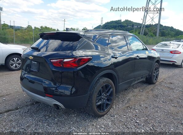 3GNKBGRS4KS606677 2019 CHEVROLET BLAZER Черный Задняя правая четверть