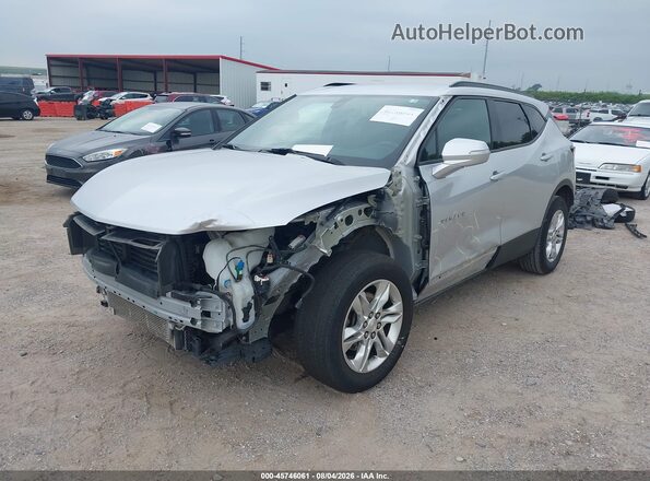 3GNKBGRS4KS682030 2019 CHEVROLET BLAZER Silver Передня ліва чверть