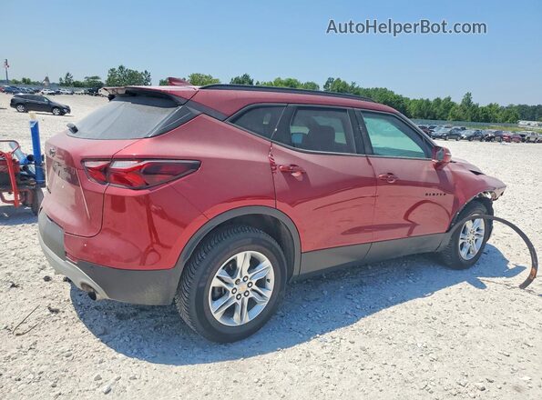3GNKBGRS9KS696490 2019 CHEVROLET BLAZER Burgundy უკანა მარჯვენა