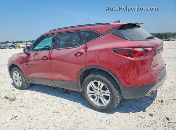 3GNKBGRS9KS696490 2019 CHEVROLET BLAZER Burgundy უკანა მარცხენა