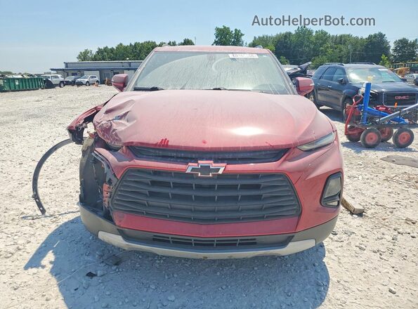 3GNKBGRS9KS696490 2019 CHEVROLET BLAZER Burgundy წინა ხედი