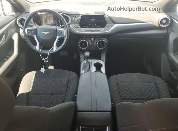 3GNKBGRS9KS696490 2019 CHEVROLET BLAZER Burgundy წინა პანელის ხედი