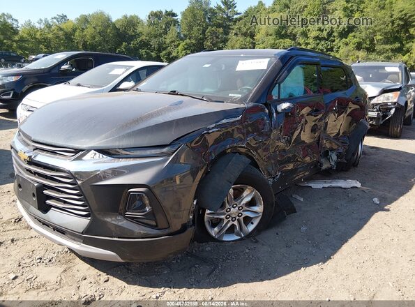 3GNKBHR40LS641709 2020 CHEVROLET BLAZER Gray Передня ліва чверть