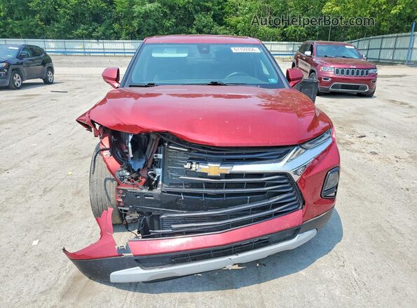 3GNKBHR40MS581061 2021 CHEVROLET BLAZER Red წინა ხედი