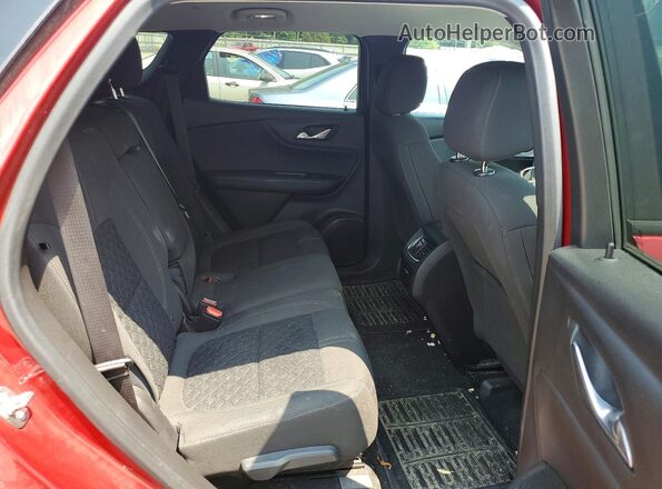 3GNKBHR40MS581061 2021 CHEVROLET BLAZER Red უკანა სალონის ხედი