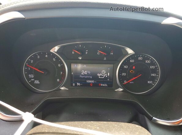 3GNKBHR40MS581061 2021 CHEVROLET BLAZER Red ხელსაწყოთა პანელის ხედი