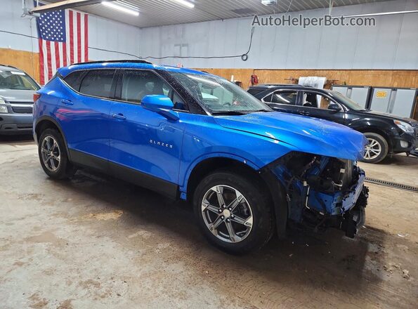 3GNKBHR40RS197045 2024 CHEVROLET BLAZER Blue Front right