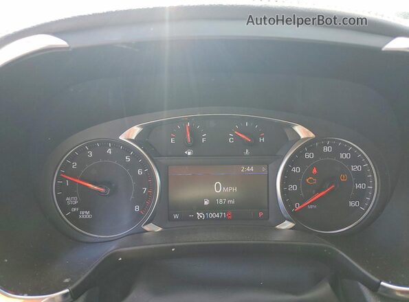 3GNKBHR42PS183631 2023 CHEVROLET BLAZER White Vista del cuadro de instrumentos