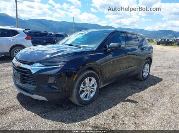 3GNKBHR44MS553358 2021 CHEVROLET BLAZER Black Передня ліва чверть