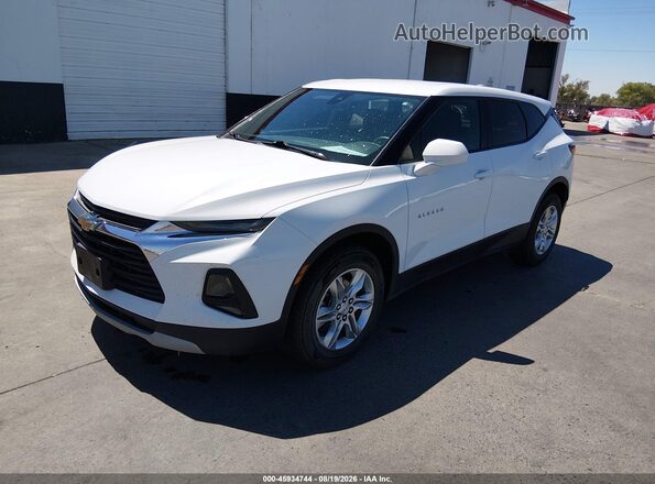 3GNKBHR47MS553953 2021 CHEVROLET BLAZER White Front left
