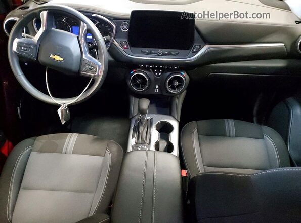 3GNKBHR47PS126227 2023 CHEVROLET BLAZER Red წინა პანელის ხედი