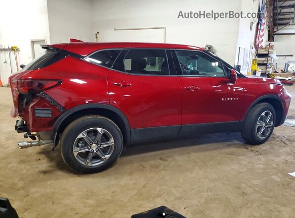 3GNKBHR47PS126227 2023 CHEVROLET BLAZER Red უკანა მარჯვენა