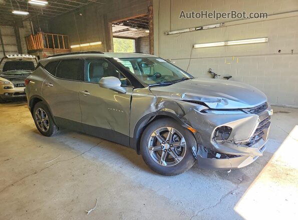 3GNKBHR48PS229270 2023 CHEVROLET BLAZER Gray Передня права чверть