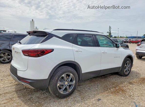 3GNKBHR48PS234761 2023 CHEVROLET BLAZER White Trasero derecho
