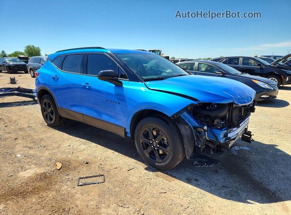 3GNKBHR48RS178114 2024 CHEVROLET BLAZER Blue Передня права чверть