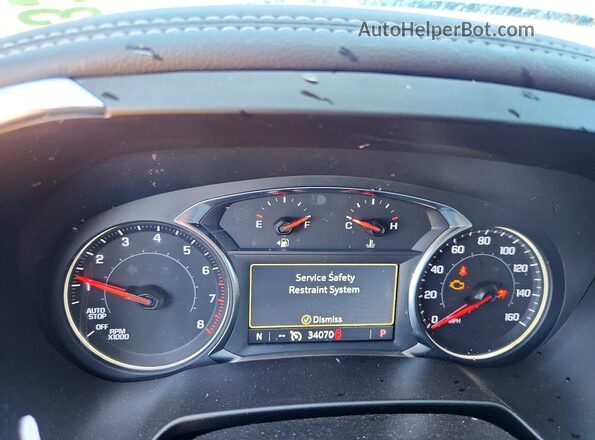 3GNKBHR48RS178114 2024 CHEVROLET BLAZER Blue Вид щитка приладів
