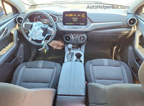 3GNKBHR48RS178114 2024 CHEVROLET BLAZER Blue Вид панелі приладів