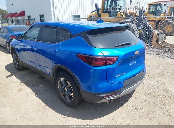 3GNKBHR48SS185795 2025 CHEVROLET BLAZER Blue Trasero izquierdo
